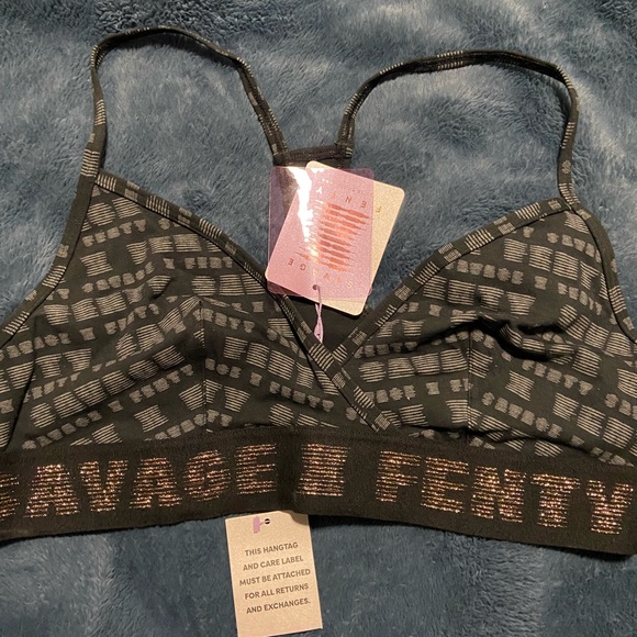 Savage X Fenty Intimates Sleepwear Savage X Fenty Logo Bralette Poshmark